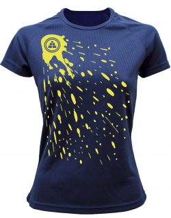 Camiseta deportiva Mujer pintura azul marino