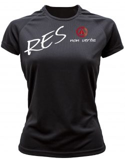 Camiseta fitness mujer res non verba color negro