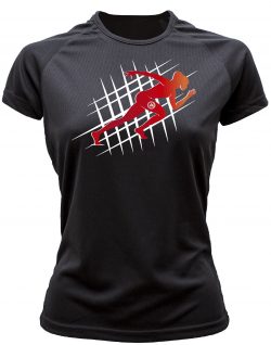 Camiseta de deporte running color negro
