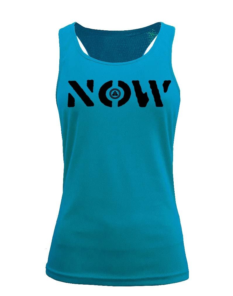 Camiseta fitness de tirantes NOW Aqua